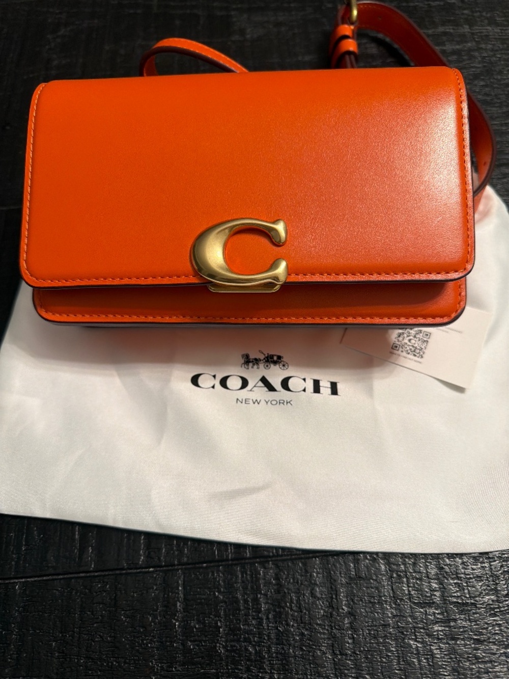 Coach leather belt bag